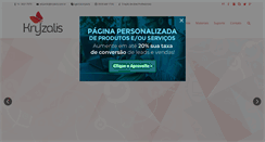 Desktop Screenshot of kryzalis.com.br
