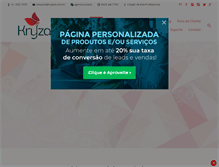 Tablet Screenshot of kryzalis.com.br